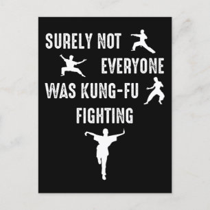Det var väl inte alla som kämpade mot Kung-Fu Vykort