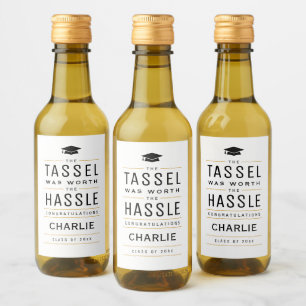 Det var värt hassle Studenten. Vinetikett