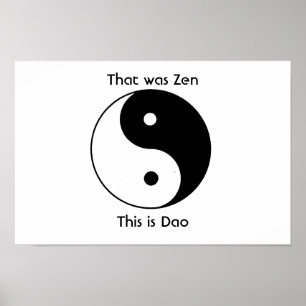 Det var zenen poster