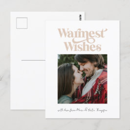 Det varmaste Önskemål Modern Helgdag-vykortet Vykort