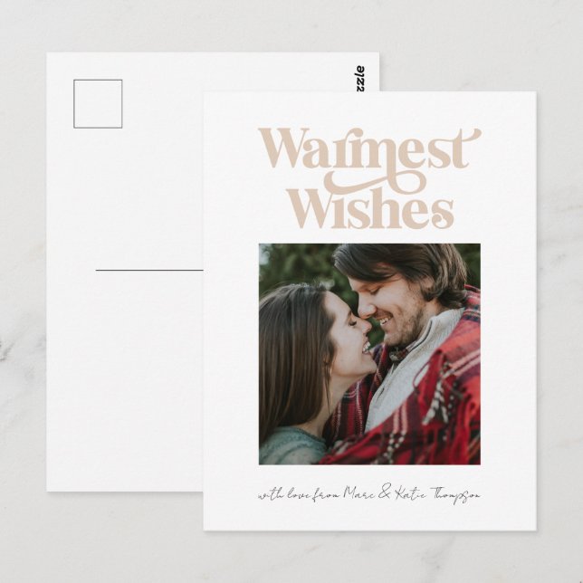 Det varmaste Önskemål Modern Helgdag-vykortet Vykort (Fram/baksida)
