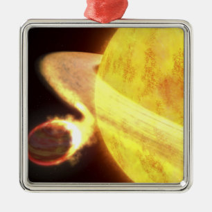 Det varmmaste bekant planet i det Milky långt Julgransprydnad Metall