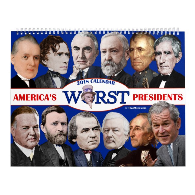 Det värsta amerikanska presidentvalet 2018 kalender (Omslag)