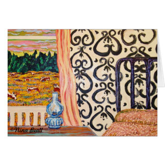 "Det västra sovrummet ", OBS Kort