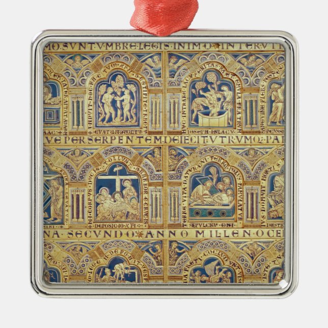 Det Verdun altaret, dekorativt visa Julgransprydnad Metall (Framsidan)