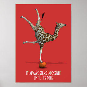Det verkar alltid omöjligt tills det är färdigt Sl Poster