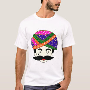 Det verkar som om New Big mode turban och mustac ä T Shirt