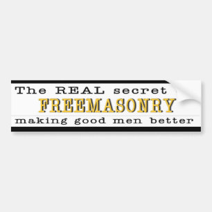 Det VERKLIGA hemliga Masonic Bildekal