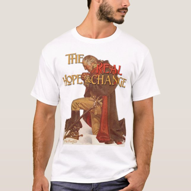 Det verkliga hoppet och ändringen t shirt (Framsida)