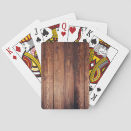 Det verkliga träets utseende spelkort