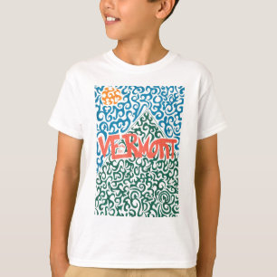 Det Vermont berg virvlar runt T Shirt