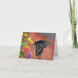 Det vietnamesiska Tillfällen Lantana Notecard Tack Kort