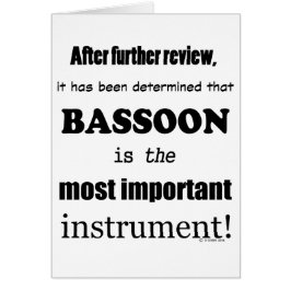 Det viktigaste Bassnart-instrumentet Hälsningskort