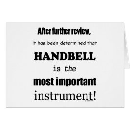 Det viktigaste instrumentet för handklocka hälsningskort