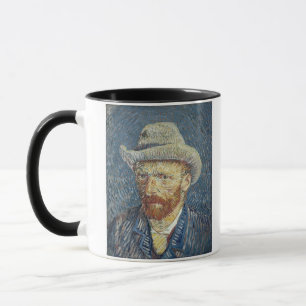 Det Vincent Van Gogh självporträtt med klädde Mugg