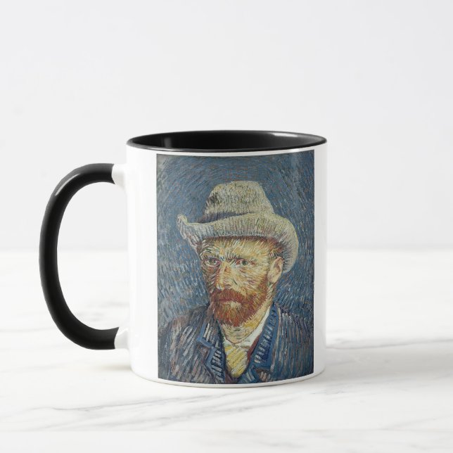 Det Vincent Van Gogh | självporträtt med klädde Mugg (Vänster)