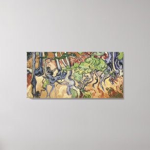 Det Vincent Van Gogh träd rotar, 1890 Canvastryck