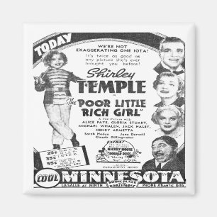 Det vintageShirley tempelet filmar Magnet