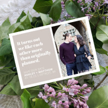 Det visar sig att det är roligt att citera Bröllop