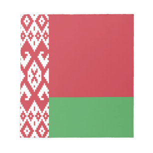 Det vitryska Flagga patriotiska Anteckningsblock