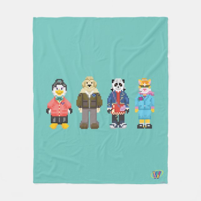 Det Webkinz PIXELet varar värd Fleecefilt (Framsidan)