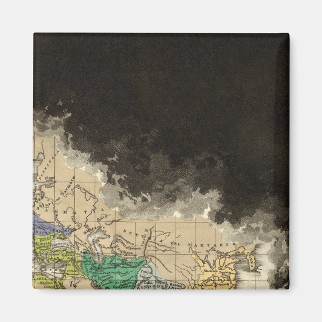 Det Westerna imperiets upplösning 476 AD Magnet (Framsidan)