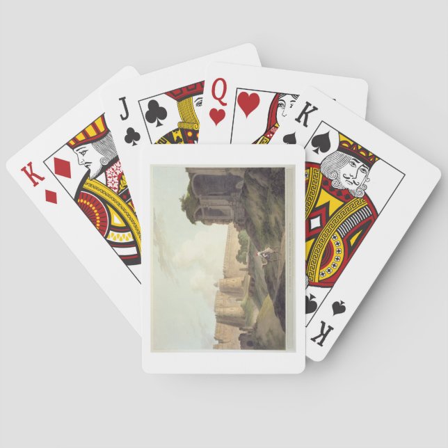 Det westernt hänrycker av den Shere schah fort, Kortlek (Baksidan)