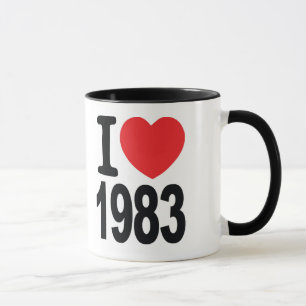 Det Westfield mötet älskar jag kaffemuggen 1983 Mugg