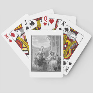 Det Whist partyet, 1783, inristat av Jean Dambrun Casinokort