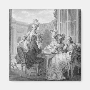 Det Whist partyet, 1783, inristat av Jean Dambrun Magnet