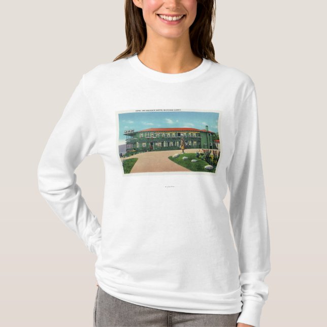 Det Whitcomb toppmötehotellet och souvenirshoppen T Shirt (Framsida)