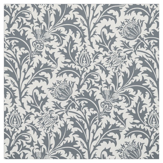 Det William Morris Thistlemönster kritiserar Tyg (Provkarta)
