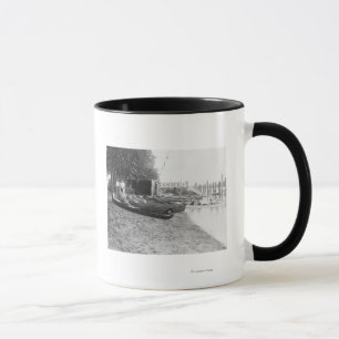 Det Yocum kanothuset, den Arlington stranden Mugg