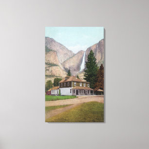 Det Yosemite dallagret och postar - kontoret Canvastryck