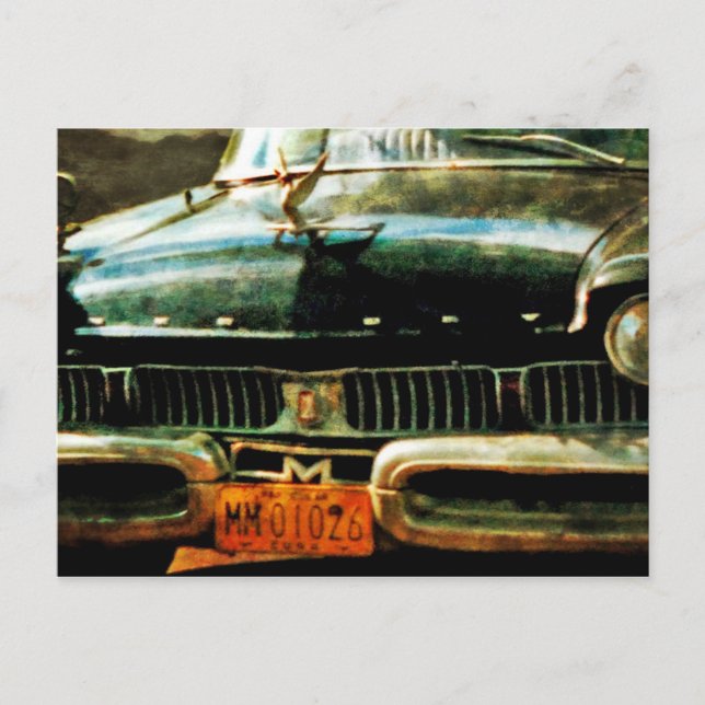 Detail Oldtimer auf Kuba Vykort (Framsida)