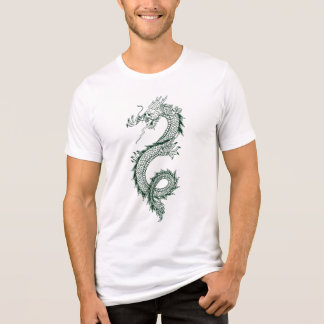 “Detailed Asian Dragon Line Art – Mythical Creatur T Shirt