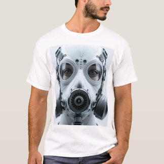 Detailed gas mask ensuring safe breathing. Generat T Shirt