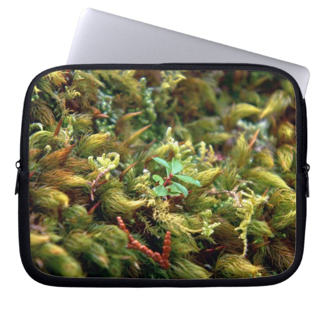 Detailed Moss Laptop sleeve (Framsidan)