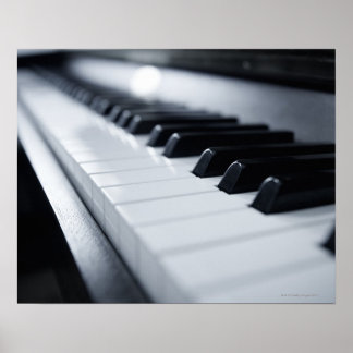Detailed Piano Nycklar Poster