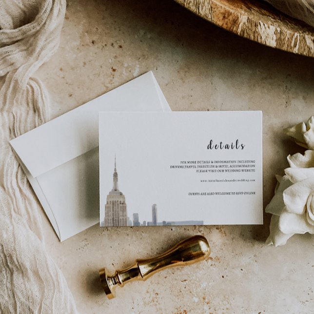  Details Card - NYC Inbjudningar (Skapare uppladdad)