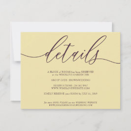 Details Signature Simple Midnight Fig OSA Kort