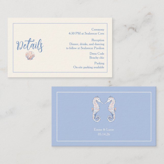 details tilläggskort (Fram/baksida)