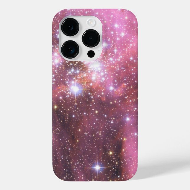 Detalj av NGC 346 i rosa (Baksida)