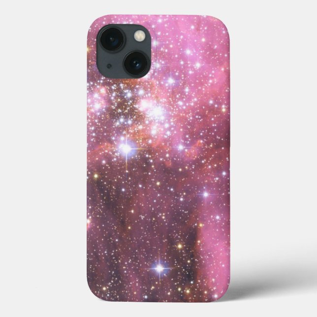 Detalj av NGC 346 i rosa (Baksida)