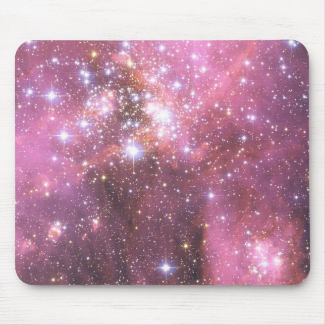 Detalj av NGC 346 i rosa Musmatta (Framsidan)