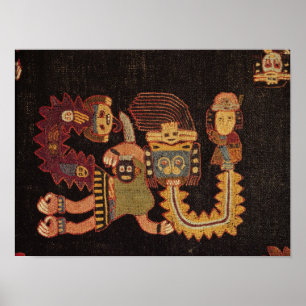 Detalj Burial trasa, Paracas Tribe Poster