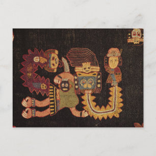 Detalj Burial trasa, Paracas Tribe Vykort