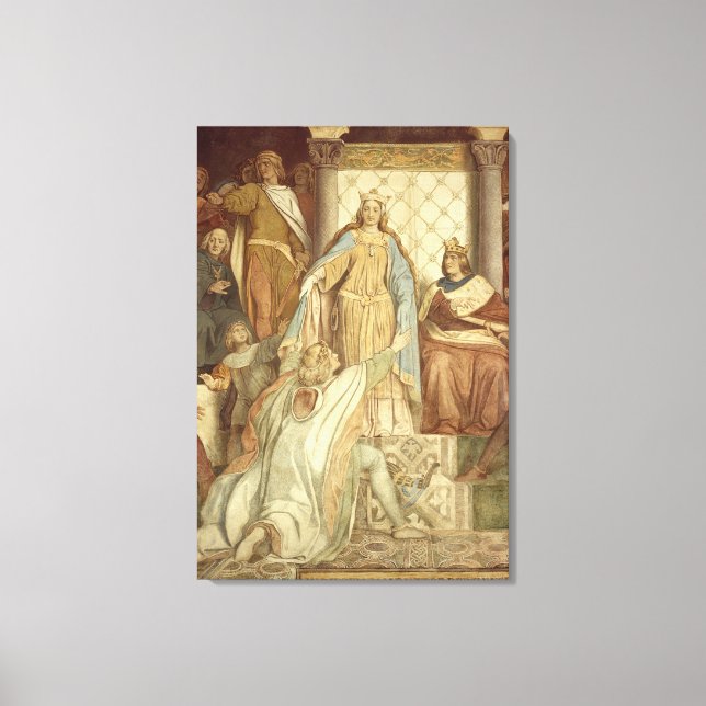 Detalj Der Saengerkreis, Wartburg Castle Canvastryck (Framsida)