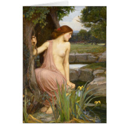 Detalj: Echo och Narcissus av John Waterhouse OBS Kort