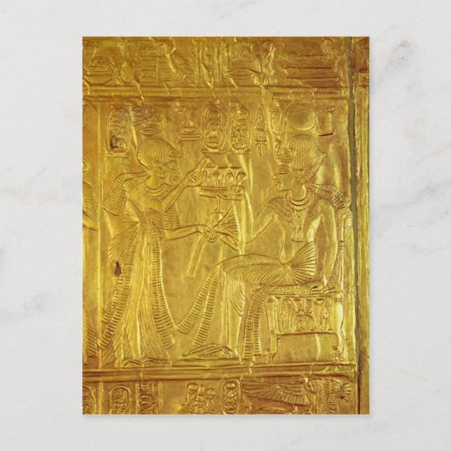 Detalj från det gyllene skrin vykort (Framsida)